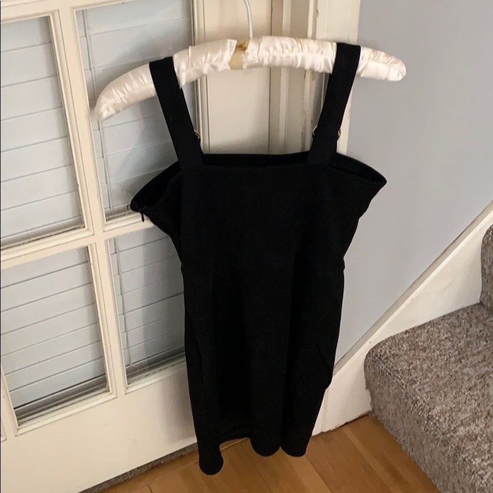 Black Forever 21 Faux Suede Dress - Picture 2 of 6